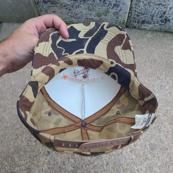 vintage duck Camouflage trucker Chuck Swan WMA Cap - Picture 4 of 5
